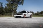 Dodge Challenger SRT Hellcat on Vossen Wheels (LC-101) 2018 года